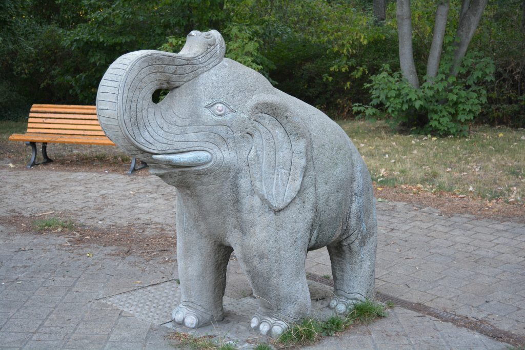 Elefanten im Volkspark Friedrichshain