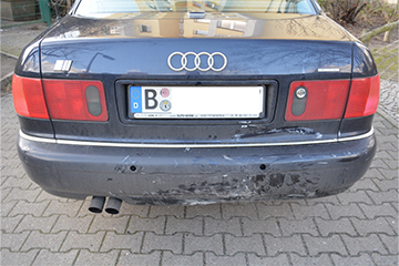 Unfallschaden Audi Reparaturkosten 12.538,00 Euro